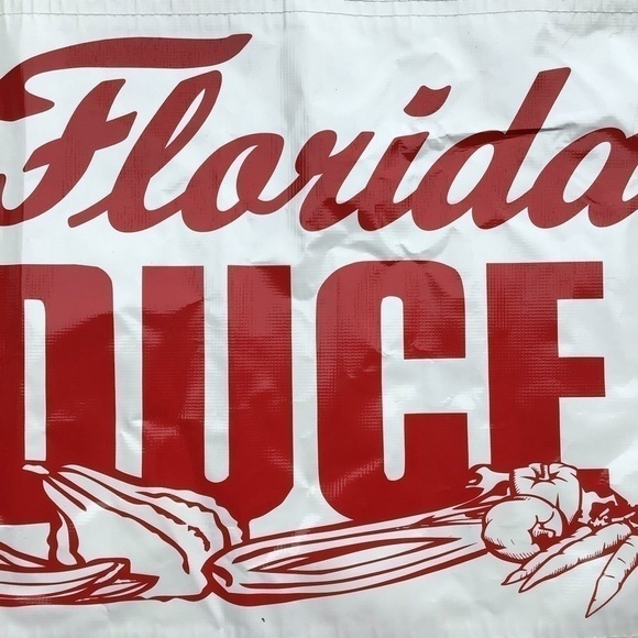 Florida Produce 4’ Banner Farmers Market Stall Sign Thick Vinyl Corner Grommets - Picture 12 of 14